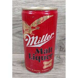 Miller Malt Liquor 12 oz. Aluminum Beer Can-Collecting  Breweriana